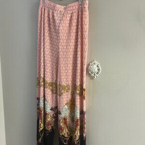 Z13066 Pink Jewel Printed Pull On Pants